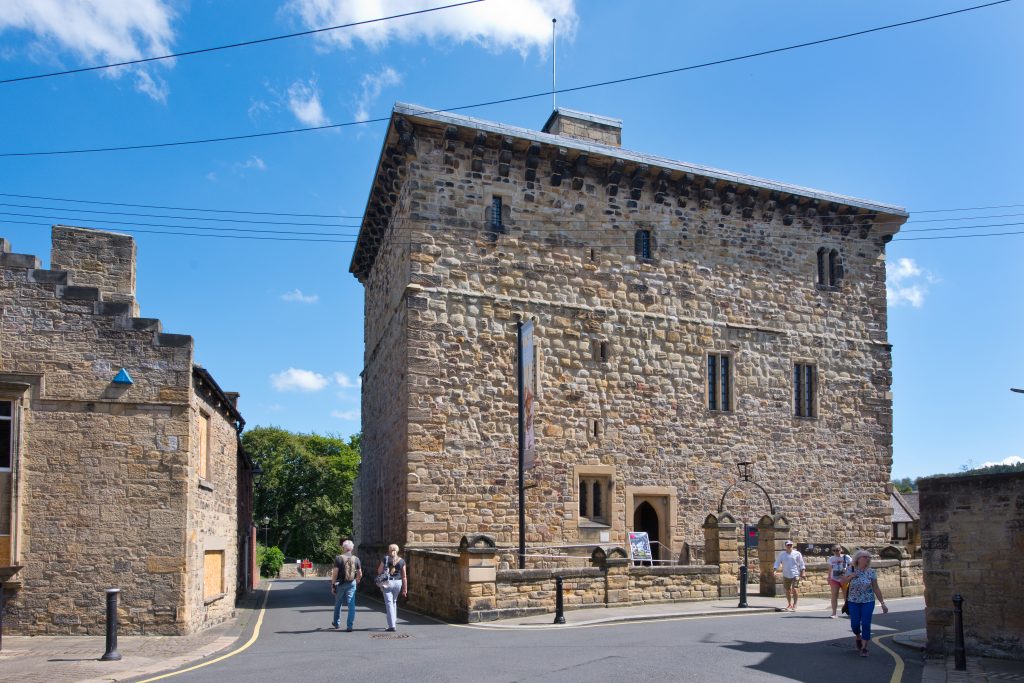 alt="The Old Gaol with blue skies"
